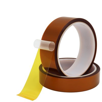 ☁ 10M/Roll 0.1mm Thickness High Temperature Adhesive Tape Heat Resistant Polyimide Double Sided Kapton Tape