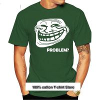 Camiseta negra con eslogan de TROLLFACE FACE y trol para hombre divertida camiseta