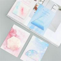 New 1pcs Rainbow Northern Europe Memo Pad Paper Sticky Notes Notepad Stationery Papeleria School Supplies Material Escolar