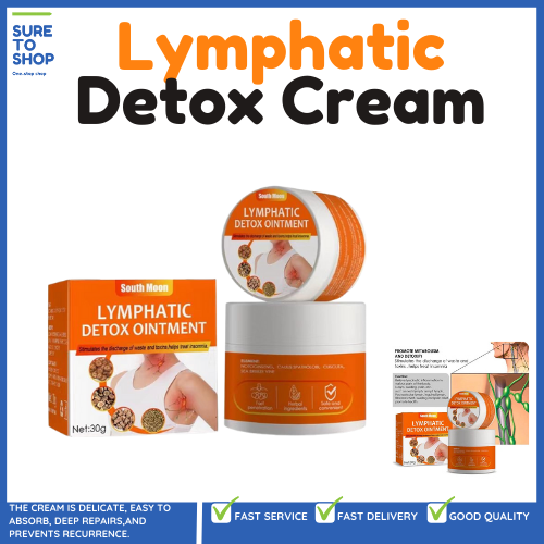 Original Lymphatic Detox Cream Neck Lymph Patch AntiSwelling Herbs Ointment Armpit Lymph Nodes