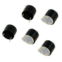 SHEPARDGFF 5pcs 5V ค่ะ Piezo Buzzer 129.5มม. ขั้ว2ขั้ว เสียงกริ่งต่อเนื่อง แอคทีฟ เอบีเอสเอบีเอส เสียงกริ่ง