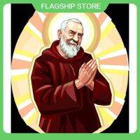 ภาพวาดการตกแต่งทางศาสนาภาพวาดเพชร5มิติ-Faith-Padre Pio 02