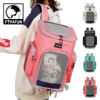 Cat Carrier Bag Backpack Cat Bag Outdoor Carry Double Shoulder Bag Breathable Foldable Travel Bag Small Dog Cats Bags