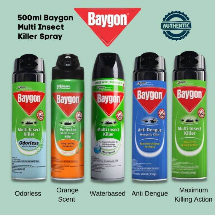 Factory direct sales Baygon Multi Insect Killer Spray (500ml) Lazada PH