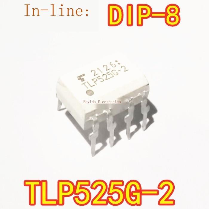 10pcs-ใหม่-original-tlp525g-2-in-line-dip8แบบสองทิศทาง-thyristor-optocoupler-isolator