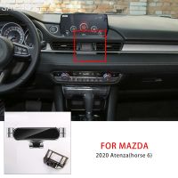 （GOLOGO support）ที่ที่จับโทรศัพท์มือถือรถแบบกราวิตี้สำหรับ Mazda 6 Atenza 2020ตัวยึดช่องแอร์2021ตัวยึด GPS รองรับ360อุปกรณ์เสริมที่หมุนได้