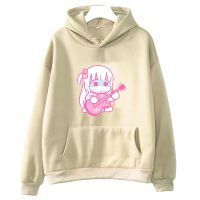 Bocchi The Rock Manga Ryo Hoodies ผู้ชายเสื้อมีฮู้ดแบบกอธิคแขนยาวอะนิเมะฮาราจูกุดึงเสื้อผ้าฤดูหนาวผู้ชาย