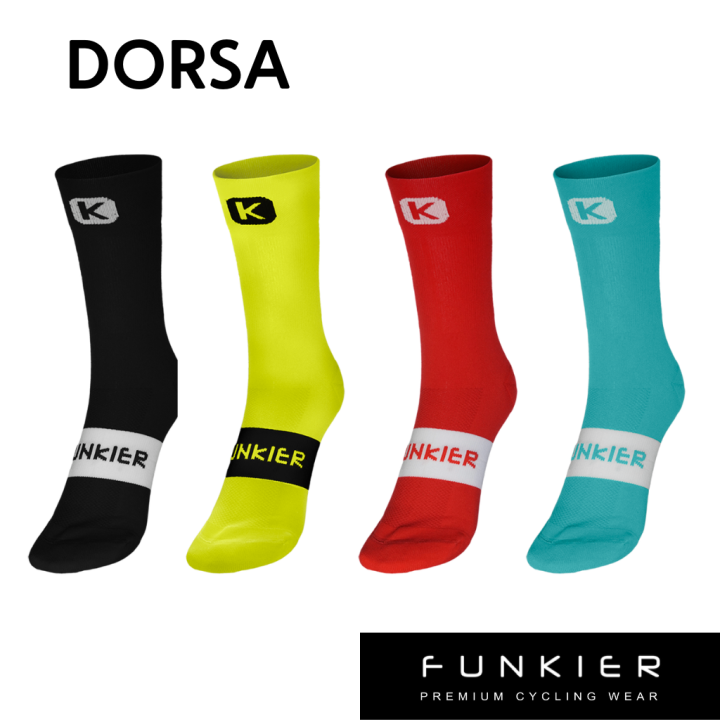 ถุงเท้าจักรยาน-funkier-dorsa-sk-211
