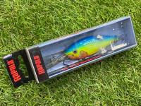 เหยื่อ RAPALA RISTO (RR) 8 ซม. สี PRT (เหยื่อดำลึก 8-10 ฟุต) รุ่นหายาก กล่องสีฟ้า FINLAND