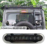 แผ่นเรืองแสงไฟเบรครถยนต์สำหรับ Suzuki Jimny JB64 JB74 2019-2021ส่วนหลังไฟท้ายตรงกลางสูงระดับสามชุดไฟตัดหมอก Dunzheng9084295