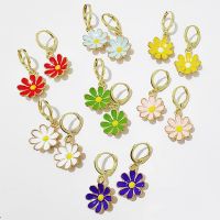 【HOT】 Enamel Hoop Earrings for Pendant Wholesale Jewelry Gifts Accessories