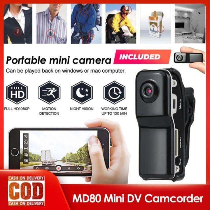 MD80 Spy camera，Mini Sports Camera，Mini clipon camera，Camera on