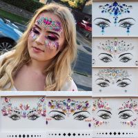 hot【DT】 Face Stickers Music Decoration Fashion Woman Jewels Tatoo