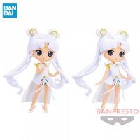 เซเลอร์มูนสึกิโนะดั้งเดิม Usagi จักรวาล Q โลงศพของเล่นตุ๊กตาขยับแขนขาได้ Bandai ของขวัญสำหรับเด็กโมเดลพีวีซีความเงียบสงบของเจ้าหญิงธนบัตร