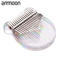 [ammoon]คาลิมบา17 keys Kalimba Transparent Thumb Piano