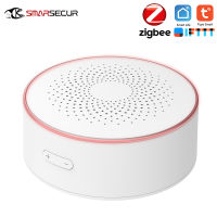 Zigbee Tuya ไร้สาย WiFi ไซเรนปลุกตรวจจับเซ็นเซอร์ไร้สายเสียงปลุกแสง APP การควบคุมระยะไกลทำงานร่วมกับสำหรับชีวิตสมาร์ท