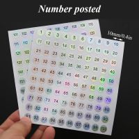 hot！【DT】✺┅  Number Sticker Label Marking Numbering 1-100/101-200 Color Digital Manicure Accessories