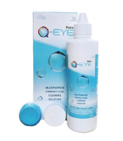 Q-eye ขนาดใหญ่ 500 ml + ตลับ น้ำยาคอนแทคเลนส์
