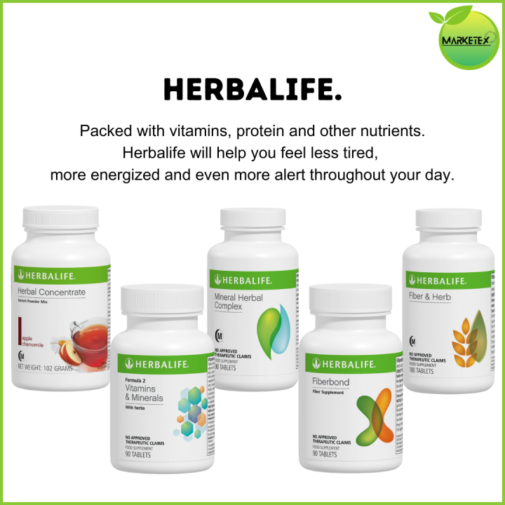 Herbalife Fiberbond 90 Tablets Herbalife Set of Weight Loss Supplements