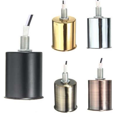 【YF】┋∈  E27 Lamp Base Antique Edison Screw Bulb Socket Holder Fitting With Wire Dropshipping