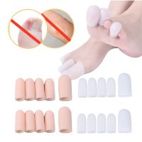 △✑ 10Pcs Silicone Toe Sleeve Gel Toe Cap Cover Protector Corn Blisters Pain Relief Finger Gel Tube Bunion Massager Insoles