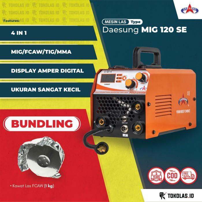 Mesin Travo Las Inverter Daesung Mig Se Mig Tanpa Gas Lazada Indonesia