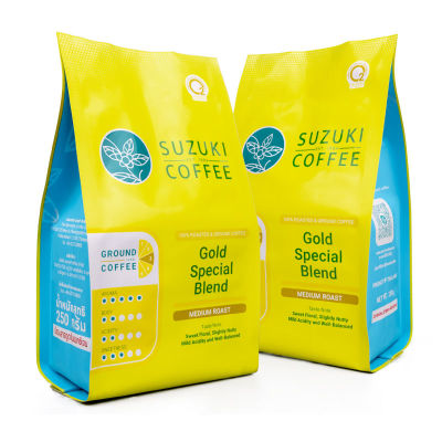 [แพ็คคู่] กาแฟคั่วบด SUZUKI COFFEE Gold Special Blend