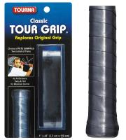 กริปพันด้าม ชั้นใน ไม้เทนนิส ไม้แบดมินตันREPLACEMENT GRIP TOURNA CLASSICTOUR GRIP TM- Black- 1.8 mm thick 1 ea.