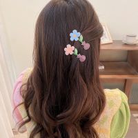 COSE เรียบหรู หอมหวาน หมวกกันน็อก ทิวลิป มุก สำหรับสาวๆ กิ๊บติดผมเกาหลี Barrettes ผู้หญิง คลิปปากเป็ด กิ๊บติดผม