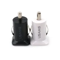 yizhuoliang Dual 2 PORT USB 3.1A Mini Car Charger Adapter สำหรับอุปกรณ์โทรศัพท์มือถือ