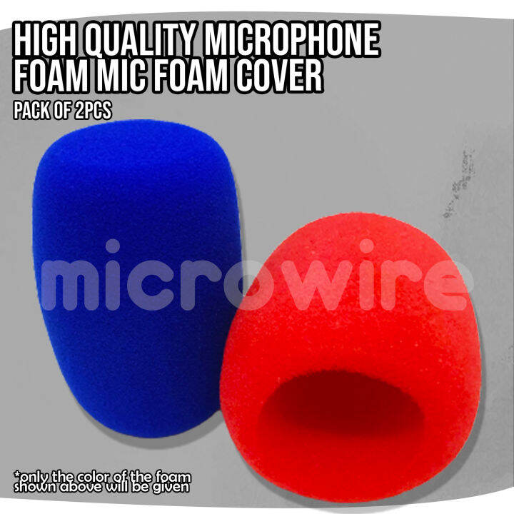 ( Pack Of 2PCS ) Handheld Microphone Windscreens Mic Foam Covers
