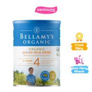 Bellamy s Organic Junior Milk Drink số 4, 900g, trên 3 tuổi