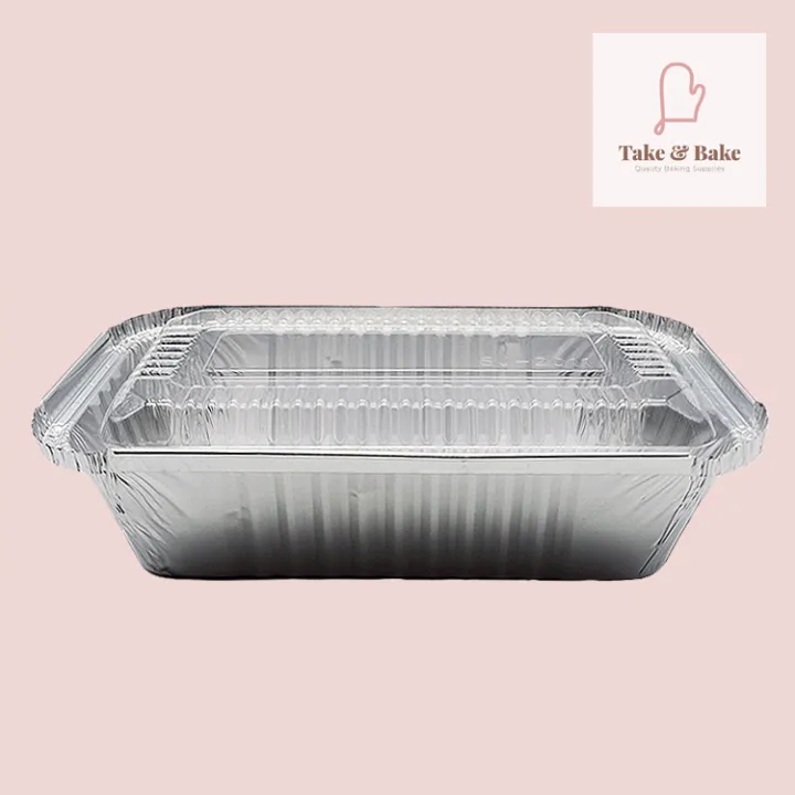 Aluminum Foil Loaf Pan w/ Lid (2 Sizes) Lazada PH