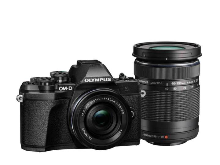 กล้องดิจิตอล-dslr-ถอดเปลี่ยนเลนส์-จอปรับองศา-มีไฟแฟลชในตัว-olympus-om-d-e-m10-mark-ii-kit-14-42-mm-olympus-dg-e-40-150-mm-f-4-5-6