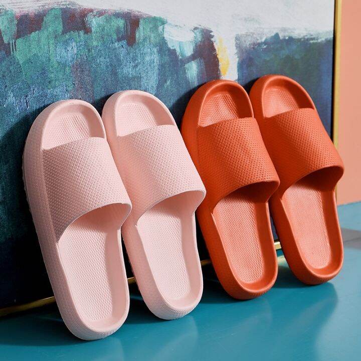 ขายดีที่สุด-ioztt2023-slippers-men-thick-sole-beach-slides-anti-slip-soft-sandals-fashion-flip-flops-ultra-light-shoes