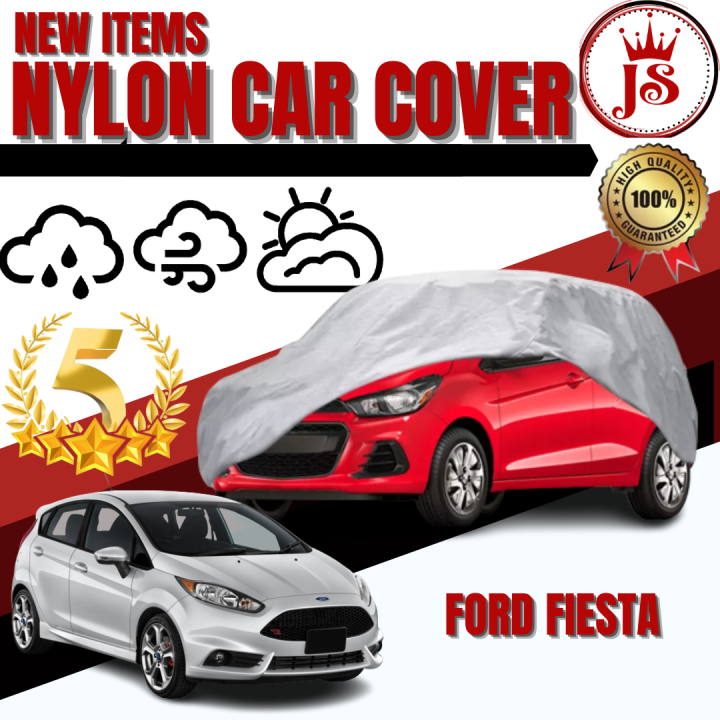 Car Cover for Ford Fiesta Waterproof with Free Sticker "May Dash Cam