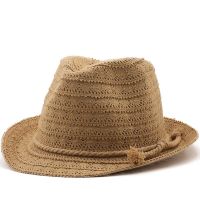 Cappelli Da Sole Vuoti Da Donna Estivi Palline Di Nappa Dolce Paglia Da Uomo Cappelli Da Spiaggia Vintage Da Spiaggia Cappelli EU Feminino Jazz Fedora