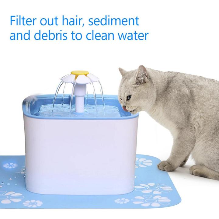 แมวน้ำตัวกรองน้ำพุเครื่องบดกาแฟสำหรับดอกไม้สัตว์เลี้ยง-veken-น้ำพุแมวน้ำพุ-4pcs