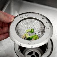 Kitchen Sink Garbage Filter Vegetable Basin Funnel Dishwashing Sink Stainless Steel Floor Drain Sewer Water Filter