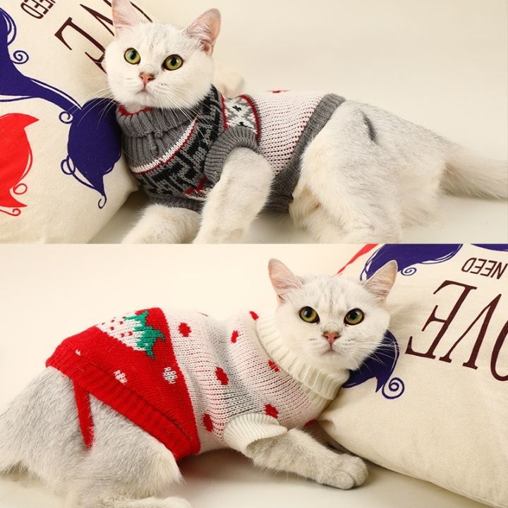 เสื้อกันหนาว-ผ้าถัก-ลายการ์ตูนชิวาวา-ขนาดเล็ก-ให้ความอบอุ่น-สําหรับสัตว์เลี้ยง-สุนัข-แมว