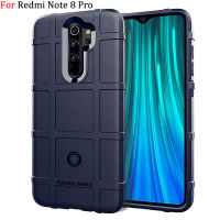 ทนทานโล่ปกหลังสำหรับ Xiaomi R edmi หมายเหตุ 8 Pro Soft TPU โทรศัพท์กรณี 360 ° เต็มร่างกายคุ้มครองโทรศัพท์เชลล์ไม่ลื่นปลอก