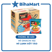 BOX OF 30 PACKAGES - OMACHI 102 - OMACHI Instant Cold Noodles with Apple