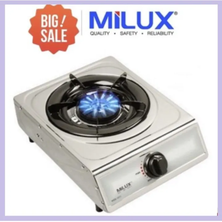 gas stove 📌 Milux Single Burner Gas Cooker Cyclone Flame Dapur Gas
