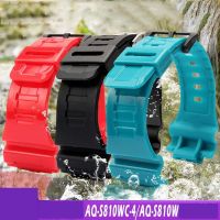 ✎❃▬ สายนาฬิกาสำหรับเปลี่ยนคุณภาพสูงสำหรับ Casio G-shock AQ-S810W AEQ-110W AQS810W แฟชั่นสายรัดข้อมือซิลิโคน WatchBands