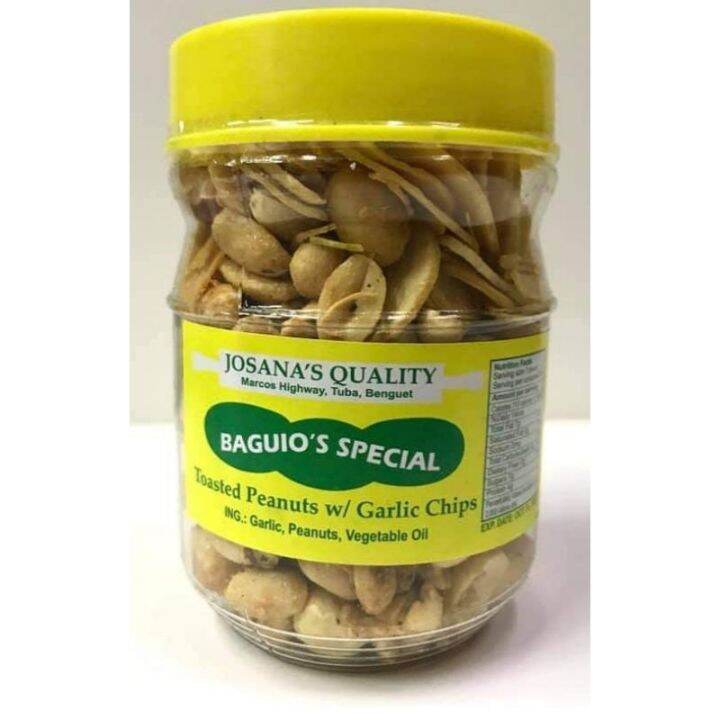 Toasted Peanuts with garlic chips Baguio Products Lazada PH
