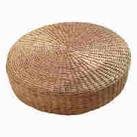 XSXS--40cm Tatami Cushion Round Straw Weave Handmade Pillow Floor Yoga Chair Seat Mat