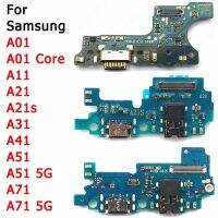 บอร์ดชาร์จเดิมสําหรับ Samsung Galaxy A01 Core A11 A21 A21s A31 A41 A51 A71 5G พอร์ตชาร์จ Usb Connector Plate อะไหล่