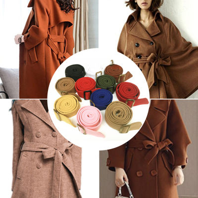 170200ซม. Unisex Faux Wool Coat เข็มขัด Trench Sash Tie สายคล้องคอคลาสสิก Vintage Faux Wool เข็มขัด Tie สำหรับ Overcoat Jacket Dress Decor