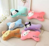 XP Sanrio Kuromi Pochacco HelloKitty Cartoon plush headrest Ice Silk Pillow For Kids Car Decor Head Neck Pillow PX