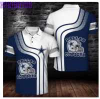 Dallas Cowboys Polo Shirt Mens 3D - Dallas Cowboys